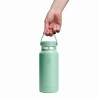 Hydro Flask Botella 32 oz Wide Flex Straw Cap Verde Mermaid Green