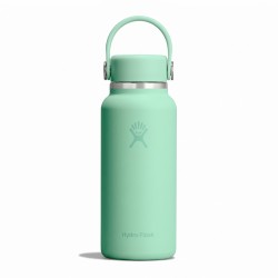 Hydro Flask Botella 32 oz Wide Flex Straw Cap Verde Mermaid Green
