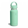 Hydro Flask Botella 32 oz Wide Flex Straw Cap Verde Mermaid Green