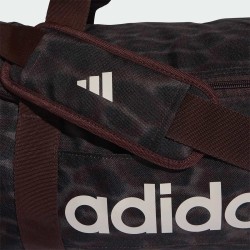 ADIDAS Bolso Linear Graphic Duffel Marrón Earth Strata