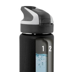 Laken Botella Térmica Acero Inoxidable 18/8 1L Negro