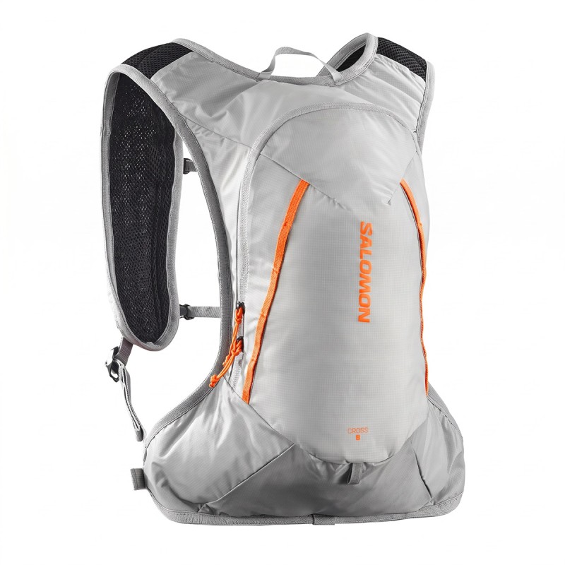 Salomon Mochila Cross 8 Gris Naranja Gray Violet