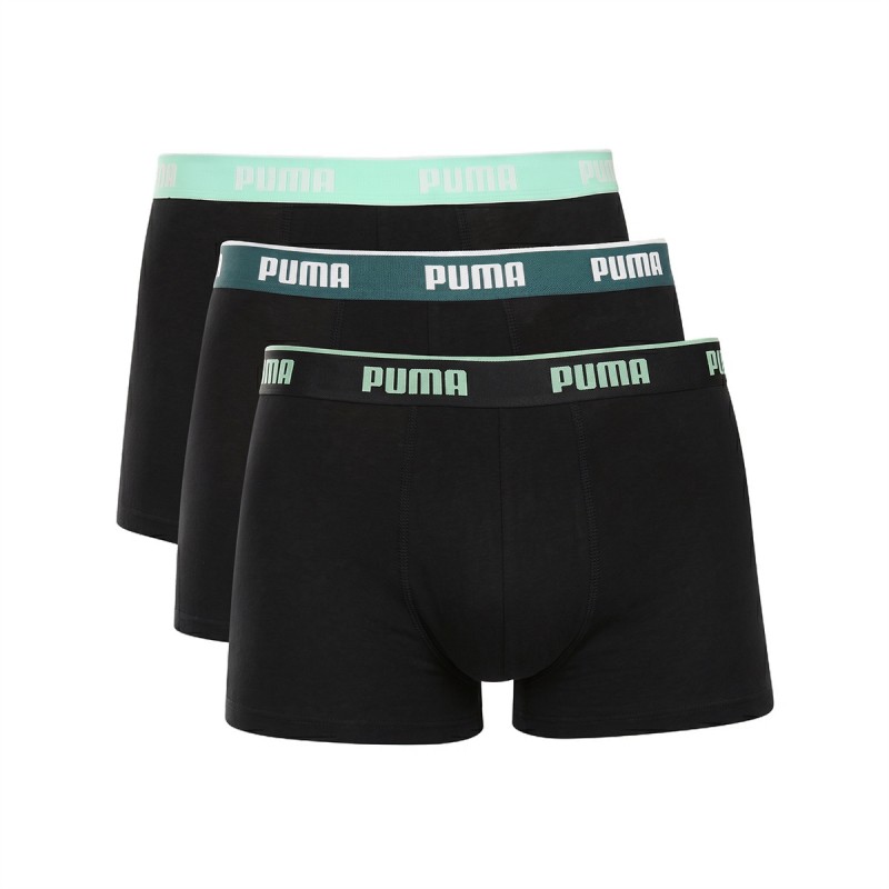 Puma Boxers Puma Pack de 3 Men Everyday Basic Boxers Negro Verde Hombre