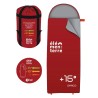 Elementerre Saco de dormir Draco Sac De Couchage Ultra-Light Capuche Rojo