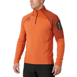 Ternua Pull Lemik 1/2 Zip Naranja Autum Leaf Hombre