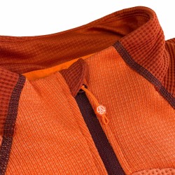 Ternua Pull Lemik 1/2 Zip Naranja Autum Leaf Hombre