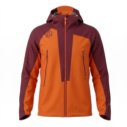 Ternua Chaqueta Impermeable Kars 2.0 Naranja Rojo Autum Leaf Hombre