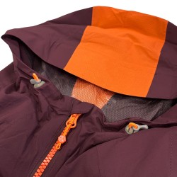 Ternua Chaqueta Impermeable Kars 2.0 Naranja Rojo Autum Leaf Hombre