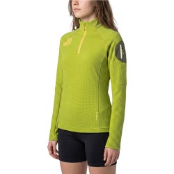 Ternua Pull Lemika 1/2 Zip Verde Citrus Green  Mujer