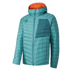 Ternua Chaqueta Fibras Vilman 2.0 Hood Down JKT Azul Blue Mint Hombre