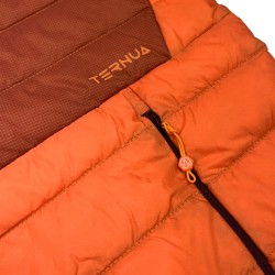 Ternua Chaqueta Fibras Vilman 2.0 Hood Down JKT Naranja Autumn Leaf Hombre