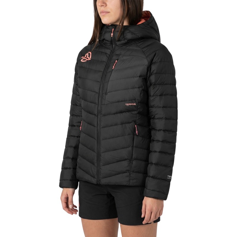 Ternua Chaqueta Fibras Vilman 2.0 Hood Down JKT Negro Black Mujer