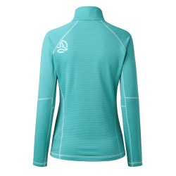 Ternua Pull Momhill 1/2 Zip Blue Mint Mujer