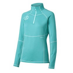 Ternua Pull Momhill 1/2 Zip Blue Mint Mujer