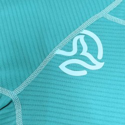 Ternua Pull Momhill 1/2 Zip Blue Mint Mujer