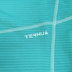Ternua Pull Momhill 1/2 Zip Blue Mint Mujer