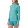 Ternua Pull Momhill 1/2 Zip Blue Mint Mujer