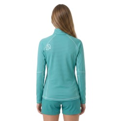 Ternua Pull Momhill 1/2 Zip Blue Mint Mujer