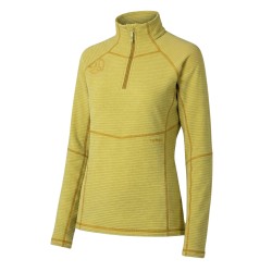 Ternua Pull Momhill 1/2 Zip Verde Pastel Olive Mujer