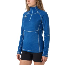 Ternua Pull Momhill 1/2 Zip Azul Deep Mediteraneen Mujer