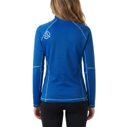 Ternua Pull Momhill 1/2 Zip Azul Deep Mediteraneen Mujer