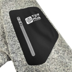 Ternua Chaqueta De Punto Innu Low Impact Hoody Gris Jaspeado Granite Hombre