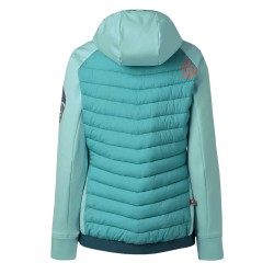Ternua Chaqueta Fibras Híbrida Yukkon 2.0 Hybrid Jkt W Azul Blue Mint Mujer