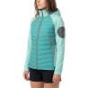 Ternua Chaqueta Fibras Híbrida Yukkon 2.0 Hybrid Jkt W Azul Blue Mint Mujer