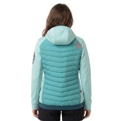 Ternua Chaqueta Fibras Híbrida Yukkon 2.0 Hybrid Jkt W Azul Blue Mint Mujer