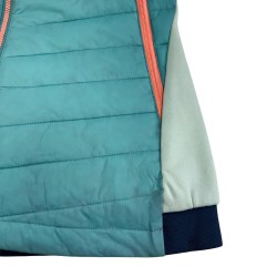 Ternua Chaqueta Fibras Híbrida Yukkon 2.0 Hybrid Jkt W Azul Blue Mint Mujer
