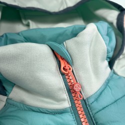 Ternua Chaqueta Fibras Híbrida Yukkon 2.0 Hybrid Jkt W Azul Blue Mint Mujer