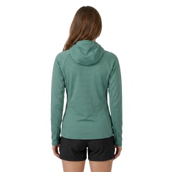 Rock Experience Chaqueta Arrows 2.0 Hoodie Verde Oil Blue Mujer