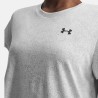 Under Armour Camiseta UA Tech Pixelate Gris Blanco White Mujer