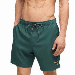 Puma Bañador Swim Medium Length Shorts Verde Emerald Green Hombre