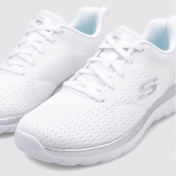 Skechers Zapatilla Bountiful Quick Path Blanco White Mujer