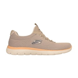 Skechers Zapatilla Summits Summer Blush Beige Taupe Mujer