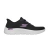 Skechers Zapatilla Go walk Flex Carla Slip-ins Carla Negro Black Mujer