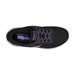 Skechers Zapatilla Go walk Flex Carla Slip-ins Carla Negro Black Mujer