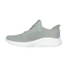 Skechers Zapatilla Bobs Squad Chaos Current Muse Slip-ins Verde Pálido Sage Mujer