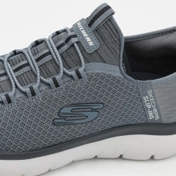 Skechers Zapatilla Slip-ins Summits High Range Azul Grisáceo Slate Hombre