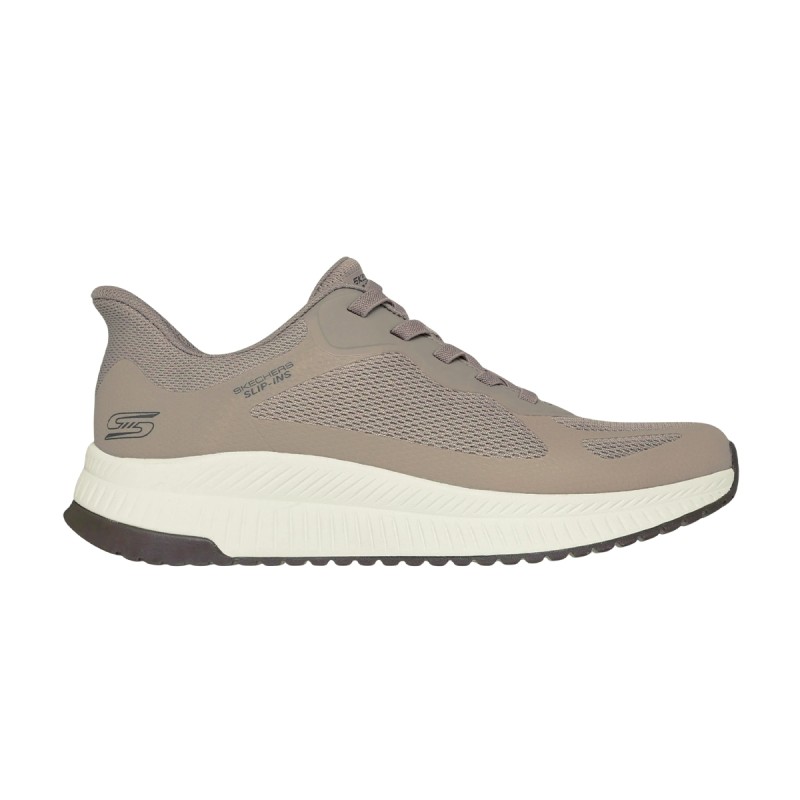 Skechers Zapatillas Slip-ins Bobs Sport Squad Chaos 4 Beige Dark Taupe Hombre