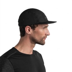 Buff Gorra 5 Panel Go Negro Solid Black
