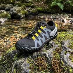 Hi-Tec Sandalia Barefoot Abyss Negro Black Lime Niño