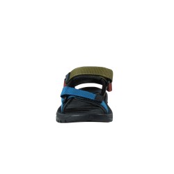 Hi-Tec Sandalia Ula Raft Multicolor Rojo Verde Azul Black Olive Hombre