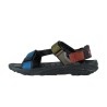 Hi-Tec Sandalia Ula Raft Multicolor Rojo Verde Azul Black Olive Hombre