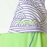 Asics Camiseta Tirantes Padel Court All Over Print Crema Morado Cream Amethyst Mujer