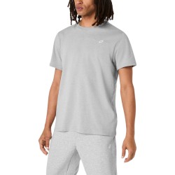 Asics Camiseta Asics Spiral Embroidery Gris Grey Heather Hombre