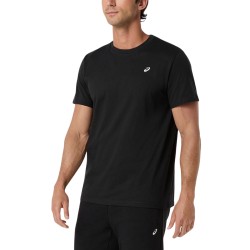 Asics Camiseta Asics Spiral Embroidery Negro Black Hombre