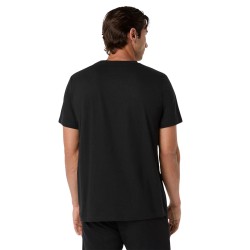 Asics Camiseta Asics Spiral Embroidery Negro Black Hombre