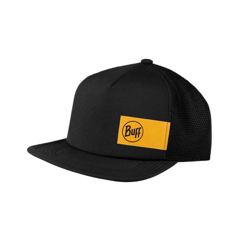 Buff Gorra Explore Trucker Cram Logo Negro Black